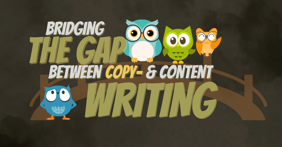 bridging the gap the difference between copywriting and content writing isn't that big